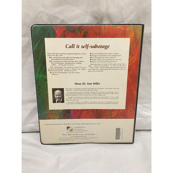 Self-Discipline and Emotional Control by Tom Miller PHD. 3 Disk Self Help Audio - Picture 3 of 12
